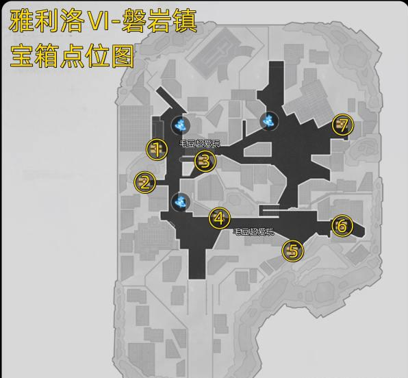 崩坏星穹铁道磐岩镇宝箱战利品位置图-崩坏星穹铁道磐岩镇宝箱战利品收集位置大全