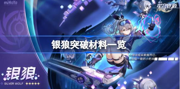 崩坏星穹铁道银狼突破材料有哪些-崩坏星穹铁道银狼突破材料汇总