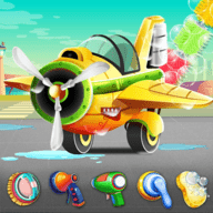 儿童飞机洗车库Kids Plane Wash And Workshop Garage手机端apk下载